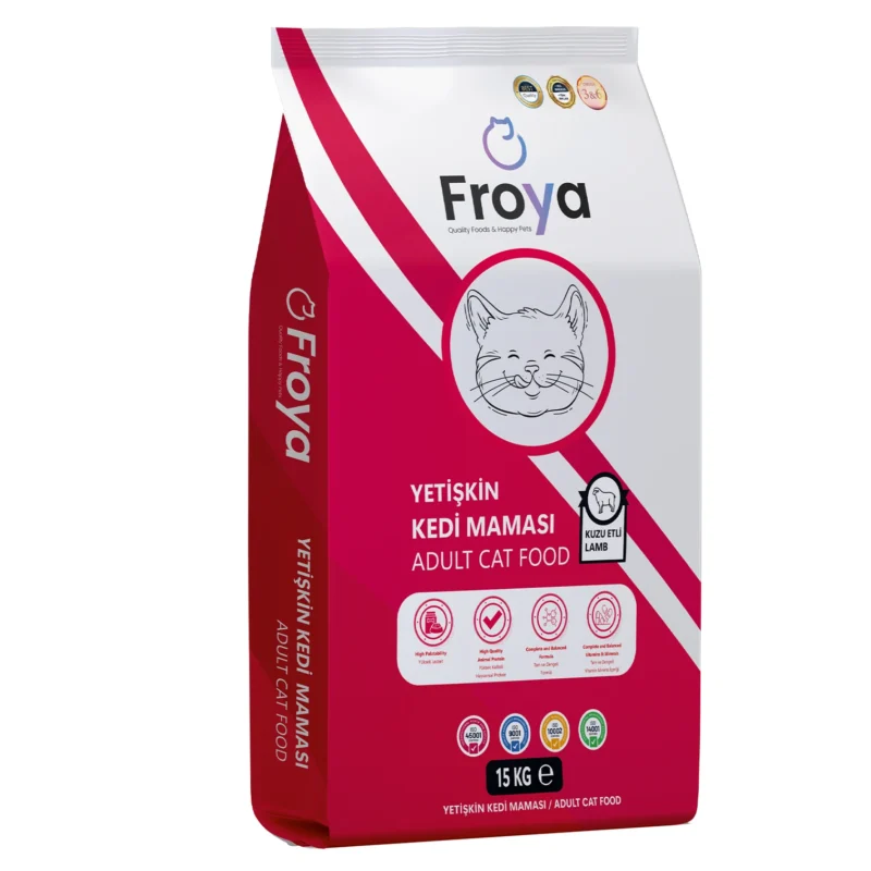 Froya Kuzu Etli Yetişkin Kedi Maması 15 Kg