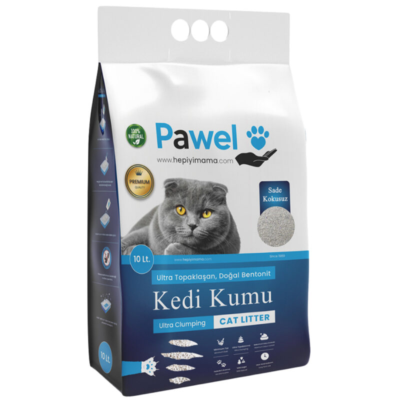 Pawel Kokusuz Topaklanan 10L Bentonit Kedi Kumu