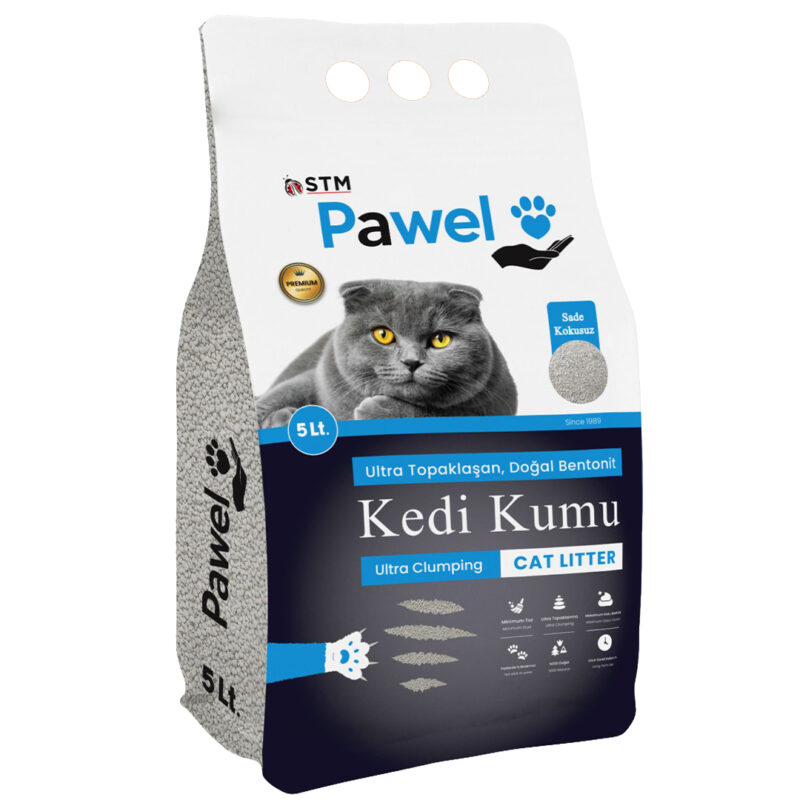 Pawel Kokusuz Topaklanan 5L Bentonit Kedi Kumu
