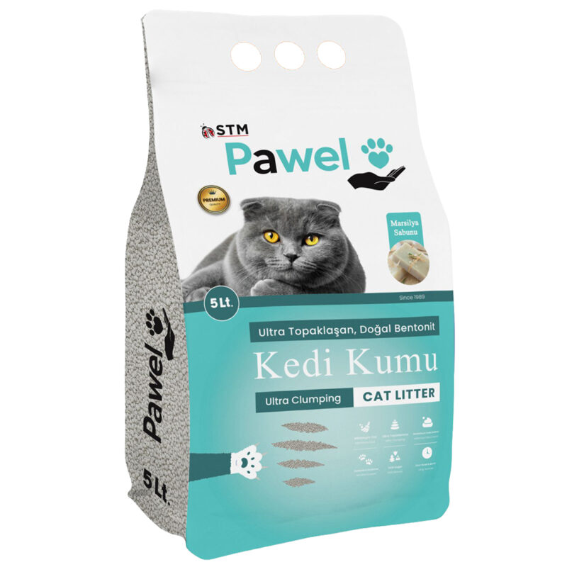 Pawel Marsilya Sabun Kokulu Topaklanan 5L Bentonit Kedi Kumu
